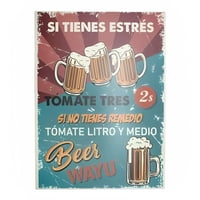 Wayu - Cuadro Deco Beer 40*30Cm