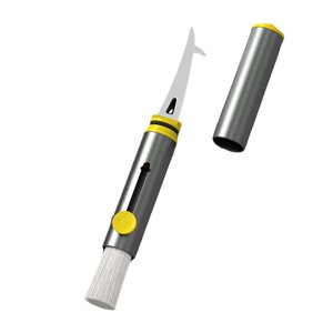 Ioensy - Cepillo De Limpieza Para Detalles De Automóviles, Rompeventanas, Multiusos Para Botones, Gris