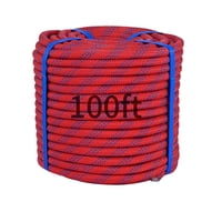 Cuerda Para Escalada Kynara 30M Resistente De Nylon 1.2Cm Roja