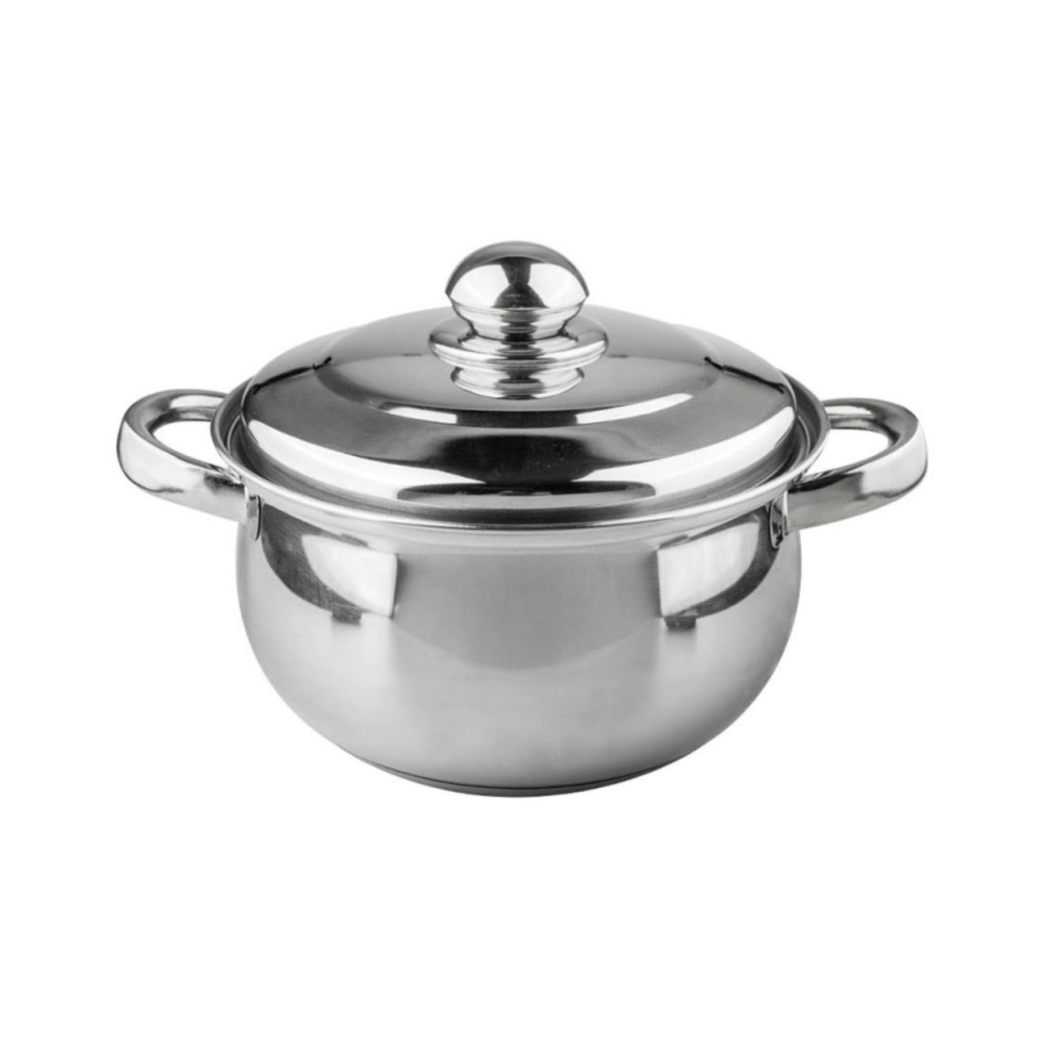 Cacerola 3,5lt 20x11cm Acero Inoxidable Gris Wolfen