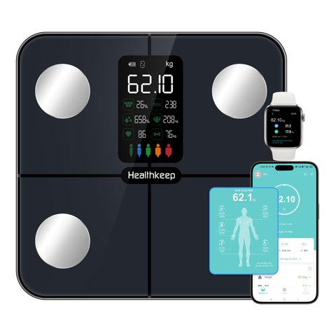 Báscula Digital Bluetooth Para Grasa Corporal Healthkeep Ultra-Precise
