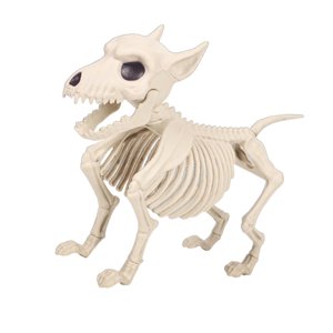 Magideal - Decoración Para Fiesta De Halloween, Escultura De Esqueleto De Perro, Versátil Para Decorar Escenas De Miedo, Figura De Esqueleto De Animal, Huesos De