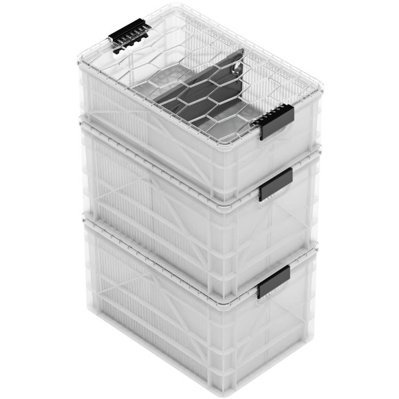 Juego de Contenedores SIDIO Starter Pack, Transparentes y Apilables