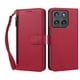 thumbnail image 1 of Funda Tipo Billetera para Motorola Moto Edge 2026 con Soporte y Bolsillo con Cierre Rojo, 1 of 1
