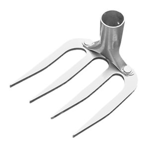 Ioensy - Cabezal De Rastrillo De Jardinería, Cabezal De Azada De Jardinería Resistente Para Arar, Aflojar La Granja, 4 Dientes Pequeños