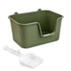 thumbnail image 3 of Bandeja De Arena Para Mascotas Con Parte Superior Abierta, Caja De Arena Duradera Para Gatos, Inodoro Para Gatitos, Lavabo Para Arena Para Gatos, Verde, Grande, 3 of 5
