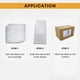 thumbnail image 2 of Sobre BUCK TAPE 15 cm × 23 cm – Paquete de 1000 fundas transparentes, 2 of 7