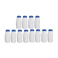 Genérico - Pack 12 Envases Botella De Plástico Para Talco 150 Gr