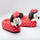 thumbnail image 1 of Pantufla 3D Niña Minnie Puntos Rojo Disney, 1 of 4