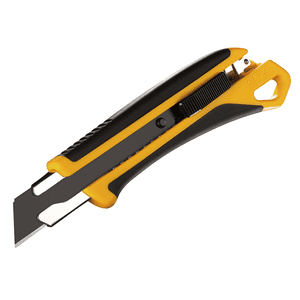 Olfa - Cuchillo Industrial Con Incrustacion Antideslizante, Agujero De Enganche Y Seguro Automatico