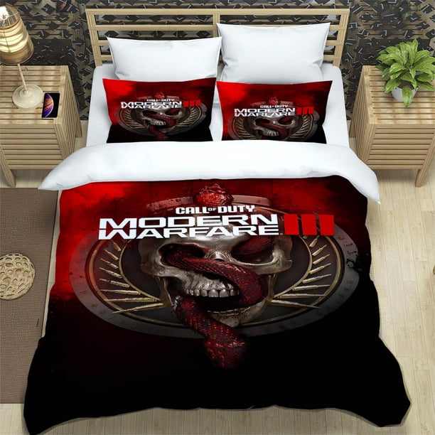 Game code, call of duty Bedding Sets exquisite bed supplies set duvet cover bed comforter set bedding set luxury birthday gift Bed Sheets