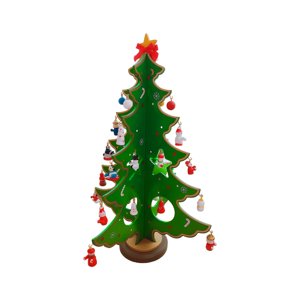 Bothyi - Adorno De Escritorio Para Árbol De Navidad, Adorno Para Árbol De Navidad Para Fiesta De Año Nuevo, Color Verde