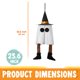 thumbnail image 5 of Joyin, diseño de fantasmas para Halloween, 3 unidades, 60 cm, iluminados, 5 of 7