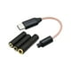 thumbnail image 5 of Cable De Audio 3 En 1, Compacto, Portátil, Más Puro, USB C A Audio De 3,5 Mm Para PC Y Portátil, 5 of 5