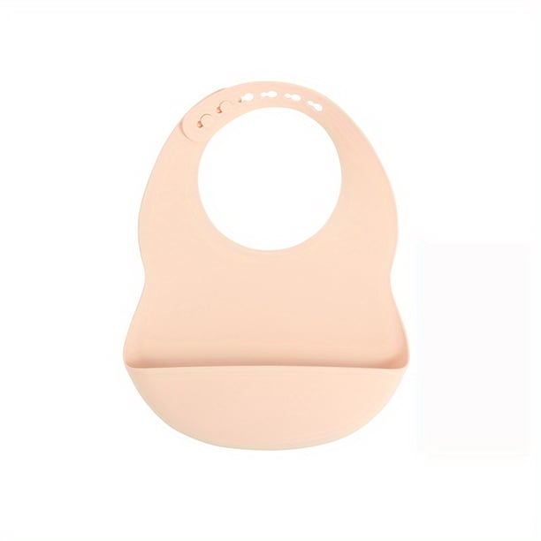 Adjustable BPA-Free Silicone Baby Bib for Mess-Free Feeding and Drooling