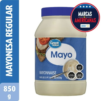Mayonesa Regular Frasco 850 G Great Value