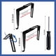 thumbnail image 2 of Gancho de almacenamiento qieoyk 8 piezas metal negro, 2 of 7