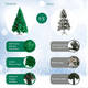 thumbnail image 2 of Árbol De Navidad Pino 1.2m Pascua Artificial Frondoso Verde, 2 of 3