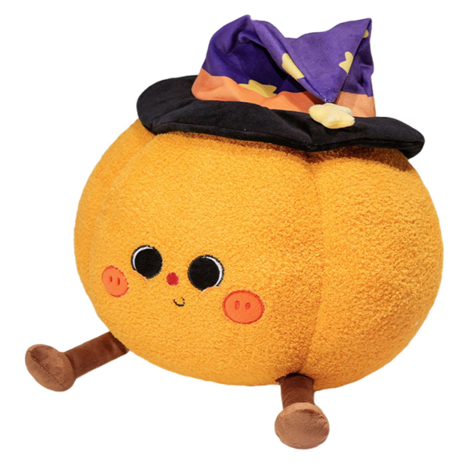 Bothyi - Cojín De Almohada De Halloween, Muñeco De Peluche 3d, Bonito Accesorio Festivo, Regalo Para Niños, Calabaza, 38 Cm X 38 Cm