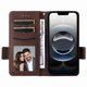 thumbnail image 5 of Funda Cartera para iPhone 16E Tapa Flip con Ranuras y Soporte Marrón, 5 of 5