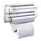 thumbnail image 1 of Dispensador Cocina Triple Nova-Alusa- Aluminio, 1 of 3