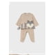 thumbnail image 1 of Conjunto Polaina diseño zorrito beige 12 Meses, 1 of 4