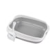 thumbnail image 4 of Caja De Arena Para Gatos Caja De Arena Para Gatos Contenedor De Arena Para Gatos Bandeja De Arena Para Mascotas Con Parte Superior Abierta Gris, 4 of 5