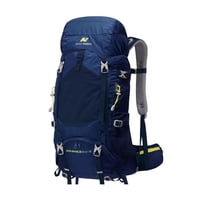 Crusec - Mochila De Senderismo 65L Montañismo Impermeable Y Liviana - Azul