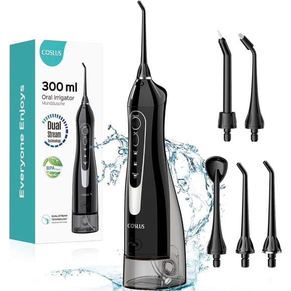 Irrigador Bucal Portátil 300 Ml Dual Stream Recargable