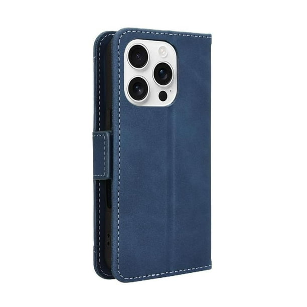 Funda Tipo Billetera FOXDOCK para iPhone 16 Pro max – Tapa Flip con Tarjetero