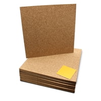 Cork Squares Flipside Products, Marrón Natural, 12 X 12 Cm, Paquete De 16