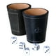 thumbnail image 1 of Vaso Cacho Cuero Incluye 5 Dados Dommo Burano Negro - PS, 1 of 2