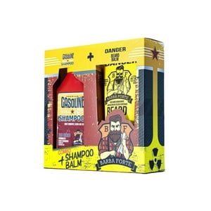Barba Forte - Combo Uso Diario Shampoo Gasoline + Bálsamo Beard Balm