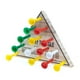 thumbnail image 1 of Triangle Game Rhode Island Novelty de madera de 4.5 pulgadas, 1 of 2