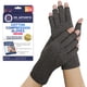 thumbnail image 1 of Guantes de compresión Dr. Arthritis Open-Finger grises para mujeres y hombres, 1 of 7