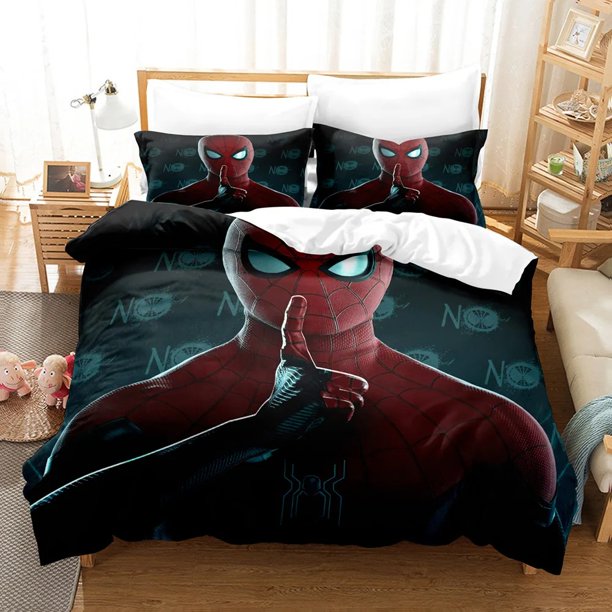 Marvel Avengers Bedding Set Venom Spider-Man 3D Digital Printing Home Textile Soft 100% Polyester Bedroom Decorations Bed Sheets