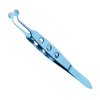 Ioensy - Pinzas Exprés De Glándula Meibomian, Pinzas De Alta Precisión Para Aleta Meibomian, Aleación De Titanio, 6X6Mm