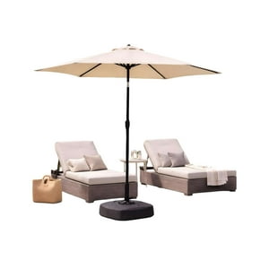 Myl Todo Para El Hogar - Quitasol Con Base Sombrilla Beige