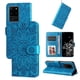thumbnail image 4 of Funda tipo cartera FOXDOCK para Samsung Galaxy S20 Ultra , diseño girasol en relieve, cuero PU, cierre magnético, soporte y tarjetero, 4 of 5