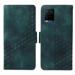 Carcasa Foxdock Vivo Y21S De Cuero Pu, Diseño Acolchado Clásico, Protección Contra Caídas Y Rayones