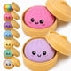 thumbnail image 1 of Juguete squishy Stantam de dumpling con vaporera, 2 piezas, rosa y morado, 1 of 7