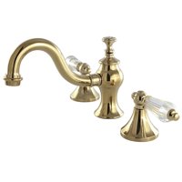 Grifo Kingston Brass Kc7162Wll Para Lavabo Extendido, Latón Pulido