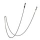 thumbnail image 3 of gafas cortas de estilo gafas de sol sujetador titular cable de cadena de cadena negro, 3 of 5