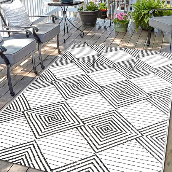 Alfombra DiiKoo 152x244cm Impermeable Plegable para Exterior
