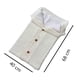 thumbnail image 4 of Saco De Dormir Manta para Bebe Recién Nacido Ultrasuave Blanco, 4 of 6