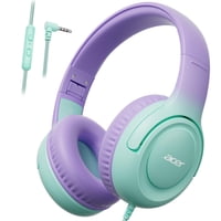 Auriculares Infantiles Acer 85/94Db Con Limitador De Volumen Plegable, Color Morado