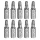 thumbnail image 1 of Uxcell 10pcs 1/4" Vástago Hexagonal SQ2 Cabeza 1" Longitud Puntas de Destornillador de Cabeza Cuadrada, 1 of 6