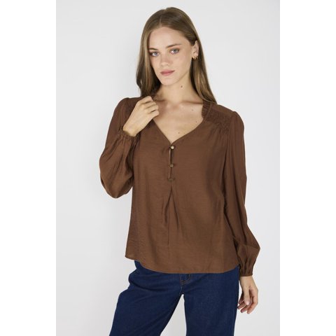 Eclipse - Blusa Agustina Chocolate Chocolate S