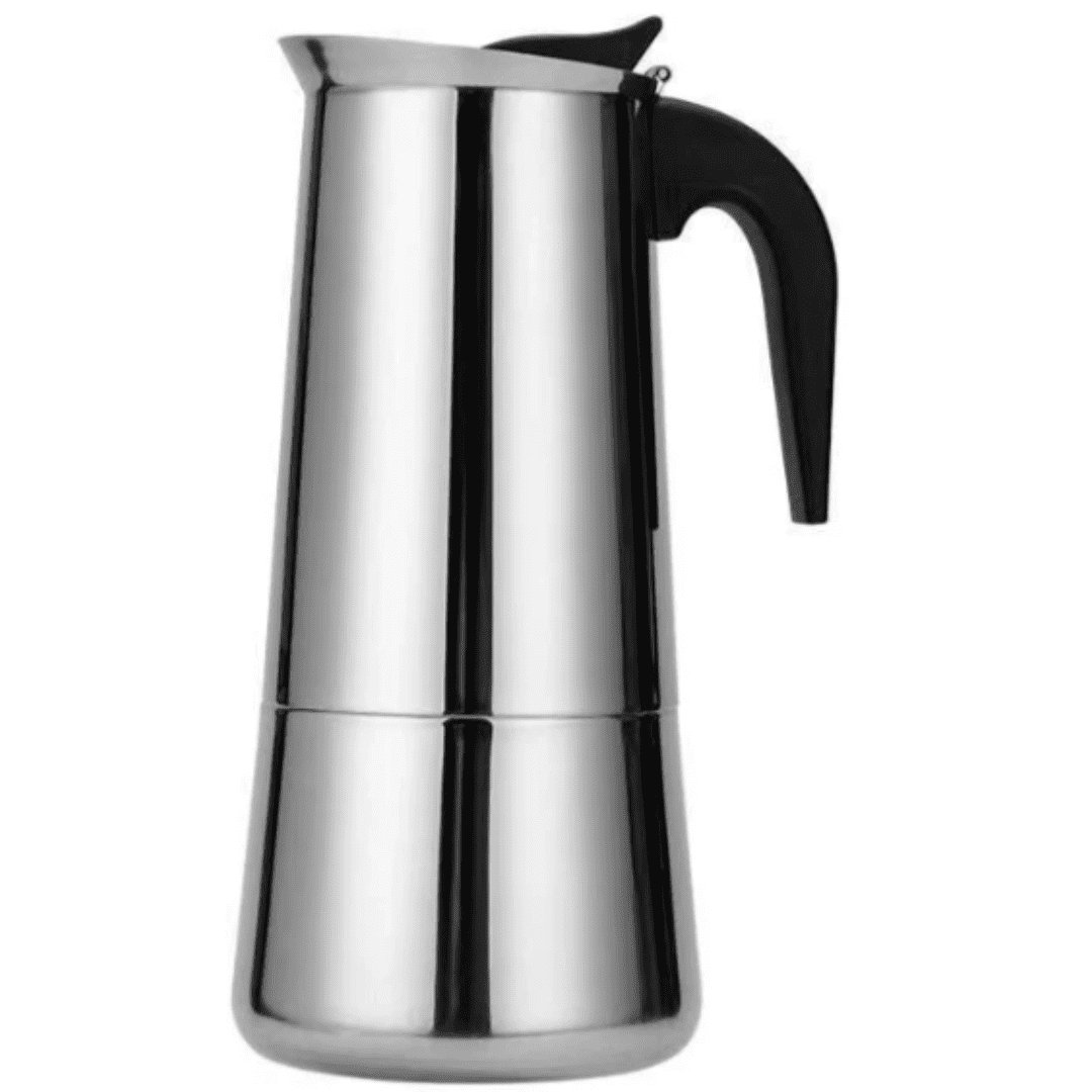 Impoplanet - Cafetera Italiana Espresso 6 Tazas 300ml Acero Inoxidable