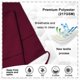 thumbnail image 3 of Delantal PLOYMONO Burdeos Pack de 3 – 61 cm – 3 bolsillos, 3 of 7